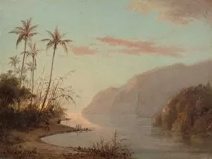 Cloud Collection: A Creek in St. Thomas (Virgin Islands), 1856. Creator: Camille Pissarro