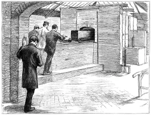 Cremation Prints: Cremation at the Cremation Society of England, St Johns, Knaphill, Woking, Surrey, 1889
