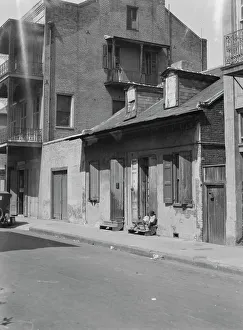 Creole Prints: Creole mansion and one-story cottage
