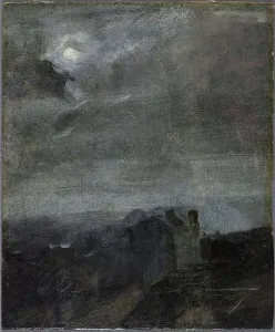 Jules Carpeaux Prints: Crépuscule, effet de lune, between 1850 and 1875. Creator: Jean-Baptiste Carpeaux