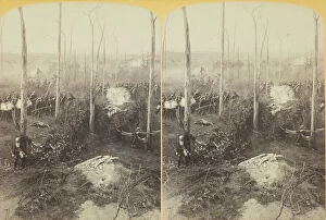 American Civil War Gallery: Crescent Regt. of New Orleans in the 'Hornets Nest', 1887