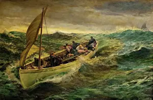 Marine Prints: The Crew, 1902. Creator: Charles Napier Hemy