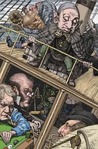 The Crew Was Complete. From The Hunting of the Snark (Lewis Carroll), 1874-1876, (1923). Artist: Henry Holiday