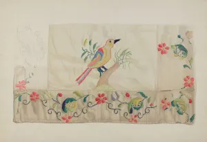 Crewel Work Prints: Crewel Embroidery, 1935 / 1942. Creator: Helen E. Gilman