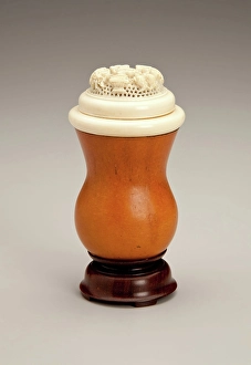 Gourd Prints: Cricket cage, 1700-1899. Creator: Unknown