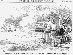 Cricket - Capital Practice for the Round Bowling of the Period, 1859 Cricket - Capital Practice for the Round Bowling of the Period, 1859