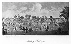 Images Dated 12th January 2008: Cricket at Moulsey Hurst, 1780, (1912)