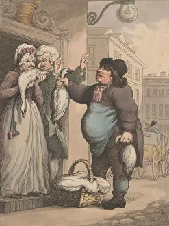 Cries of London, No. 2: Buy my Goose, my fat Goose, January 1, 1799. Creator: Henri Merke