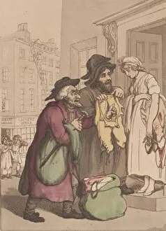 Cries of London, No. 7, Old Clothes, May 4, 1799. Creator: Henri Merke