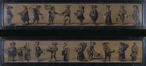 Tradesman Prints: The Cries of Paris, 1634. Creator: A Doy