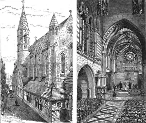 Istanbul Turkey Prints: The Crimean Church, Constatinople, 1890. Creator: C.M Clode