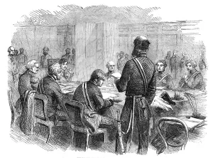 Legal Document Prints: The Crimean Inquiry - Examination of the Earl of Lucan, 1856. Creator: Unknown