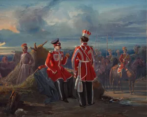 The Crimean Tatar Life Guard Squadron, c. 1850. Artist: Ladurner, Adolphe (1798-1856)
