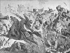 Crimea Ukraine Gallery: The Crimean War, 1854-56: The Battle of Balaclava: The Charge of the Light Brigade, 1854, (1901)
