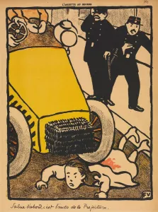 Crimes and Punishments VI, 763: Salute First, 1871. Creator: Felix Vallotton (French