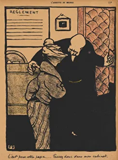 1865 1925 Prints: Crimes and Punishments XIX, 776: Its about your father, 1872. Creator: Felix Vallotton