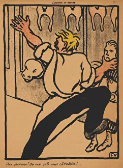 1865 1925 Prints: Crimes and Punishments XX, 777: Help! My cutlets being stolen!, 1869