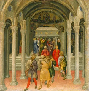 Gentile Da Fabriano Prints: The Crippled and Sick Cured at the Tomb of Saint Nicholas