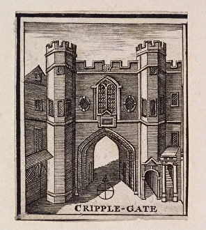 Turret Prints: Cripplegate, London, 1750
