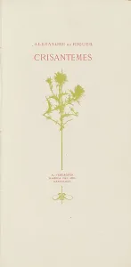 Embossed Prints: Crisantemes, 1899. Creator: Alexandre de Riquer