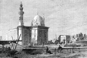 Mameluke Prints: The Crisis in Egypt: Mosque of Sultan Hassan, Cairo, 1881. Creator: Unknown