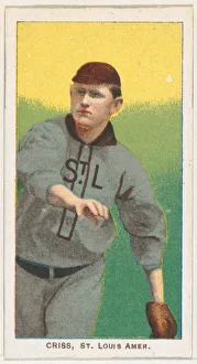Baseball Glove Gallery: Criss, St. Louis, American League, from the White Border series (T206) for the American