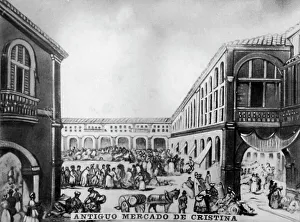The Cristina old market, (19th century), 1920s