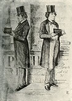 Benjamin Disraeli Collection: Critics, c1870, (c1897). Artist: E&S Woodbury