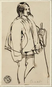 Croatia Prints: Croatian Peasant, c.1830. Creator: David Wilkie
