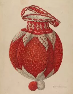 Crocheting Gallery: Crocheted Handbag, 1935 / 1942. Creator: Erwin Schwabe