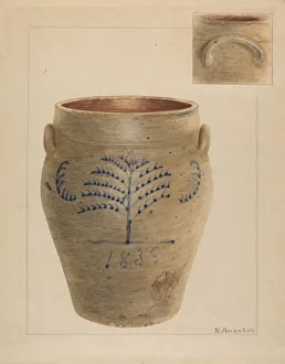 Handles Collection: Crock, 1936. Creator: Nicholas Amantea