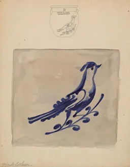 Delasser Yolande Prints: Crock, c. 1936. Creator: Yolande Delasser