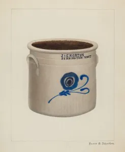 Pretty Gallery: Crock, c. 1937. Creator: Annie B Johnston