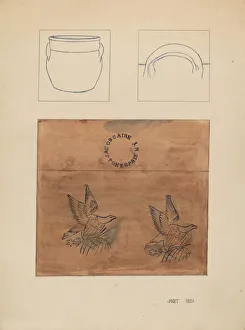 World Collection: Crock, c. 1937. Creator: Janet Riza