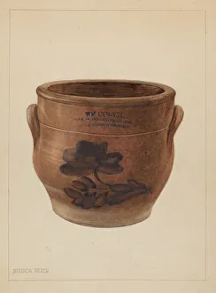 Crock, c. 1937. Creator: Jessica Price