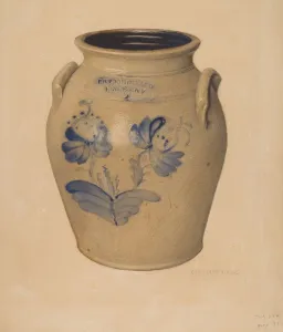 Crock, c. 1938. Creator: George Loughridge