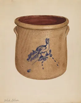 Crock, c. 1938. Creator: Yolande Delasser