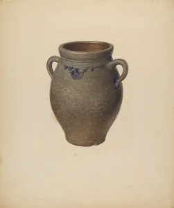 Crock, c. 1939. Creator: Elsie Wein