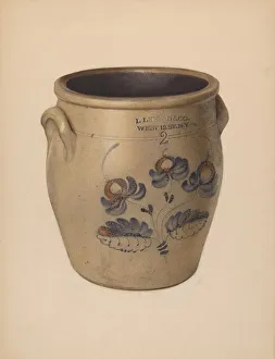 George Loughridge Prints: Crock, c. 1939. Creator: George Loughridge