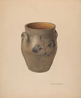 Crock, c. 1939. Creator: George Loughridge