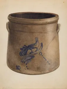 Delasser Yolande Prints: Crock, c. 1939. Creator: Yolande Delasser