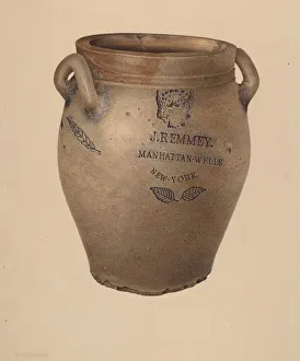 Crock, c. 1940. Creator: Joseph Goldberg