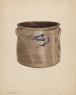 Delasser Yolande Prints: Crock, probably 1937 / 1938. Creator: Yolande Delasser