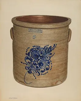 Delasser Yolande Prints: Crock, probably 1938. Creator: Yolande Delasser