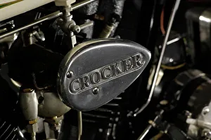 Crocker big tank V twin 1937. Artist: Simon Clay