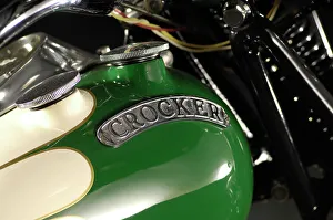 Crocker Big Tank V Twin 1937 Prints: Crocker big tank V twin 1937. Artist: Simon Clay