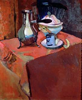 Crockery Prints: Crockery on a Table, 1900. Creator: Henri Matisse