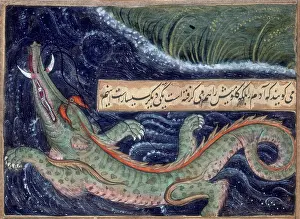 Crocodile Prints: Crocodile, 1590. Creator: Sarwan