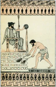 Funeral Pyre Prints: Croesus, last king of Lydia from c560 BC