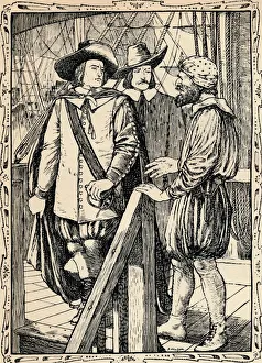 Childs History Of England Collection: Cromwell and Hampden, 1902. Artist: Patten Wilson